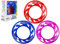 Assorted Color Super Light Speed Skimmer - 25.4cm, 1 Piece (3 Assorted Colors: Blue, Pink, Red) Laser Cut Outdoor Flying Ring, Fast Beach & Garden Fun Toy