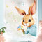 Wandtattoo Loft Fensterbilder Frühling Selbstklebend Osterhase & Schmetterlingen Motiv – A4 Bogen, Wiederverwendbar – Deko Frühling, Frühlingsbild Fenster, Fensterdeko Frühling, Fensterbild Ostern