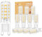 G9 LED Bulbs Warm White-12 Pcs, 5W 3000K G9 Led Light Bulbs, (45W Equivalent Halogen) Energy Saving, 500LM CRI>80, 360° Beam Angle, No Flicker, Non-Dimmable, for Home Lighting, Crystal Chandelier