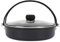 Hot Pot, 26,9 cm, Aluminiumlegierung, japanischer Sukiyaki-Topf, offenes Feuer, Induktionsherd, universeller multifunktionaler antihaftbeschichteter Topf mit Deckel zum Schmoren