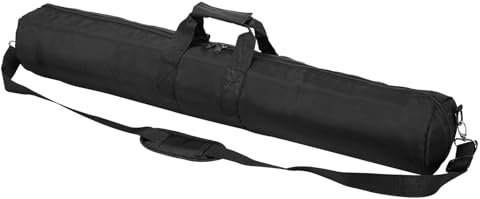 PATIKIL Tripod Carrying Case, 31.5 x 5.1 Heavy Duty Nylon Padded Tripod Bag with Adjustable Shoulder Straps and Handles for Light Stands Umbrellas tripods mic Speaker Stand, Black