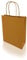 h-Green Papiertragetaschen 200x240x80 mm (25 Stück), tragbare Papiertüten mit 3kg Tragfähigkeit, recycelbare Geschenktüten aus 100% FSC® zertifiziertem Recycling-Kraftpapier, 90g/m², braun gerippt