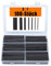 180 Pcs Schrumpfschlauch Set mit Kleber, 7 Größen Heat Shrink Tube, Schrumpfschlauch Schwarz, Schrumpfschlauch Wasserdicht, Schrumpfschlauch Kabelmuffe, für Elektrische Isolierung und Kabelverbinder