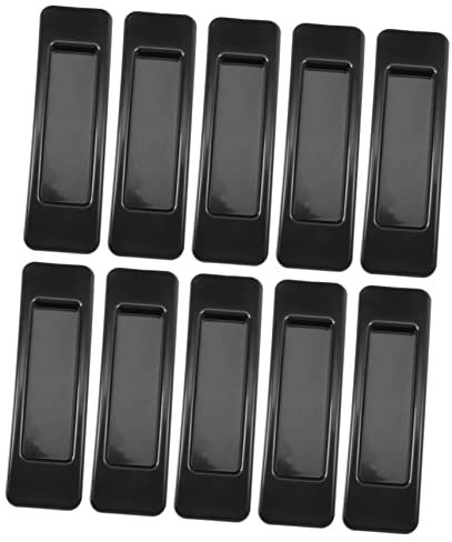 OSALADI 10pairs Self-Stick Adhesive Handles for Doors and Multipurpose Pull Handles for Cabinets and Sliding Doors Easy Installation