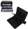 Pssopp 80 Slots Marker Organizer Hülle, Anti -Wear -Leinwand -Materialmarker -Leinwand Reißverschlussbeutel mit Tragegriff für Künstlerzubehör (schwarz)