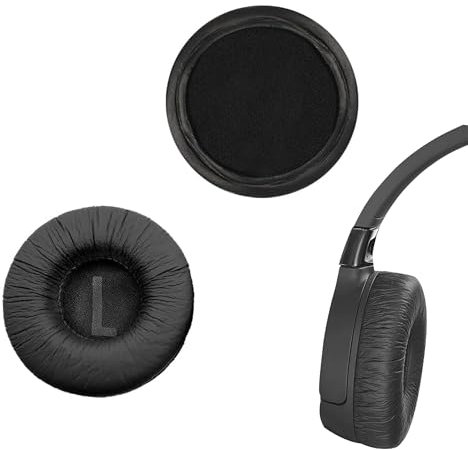 Universal Headphone Covers Compatible with 70mm Headphones, 1 Pair Replacement Earpads for Wired/Wireless Headphones, Soft Sponge Ear Cushions with Protein Leather for Comfort and Sound Isolation