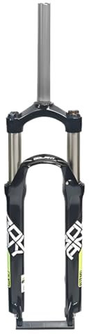 KANGXYSQ 24 Inch Suspension Fork,Mechanical Fork Mountain Bike Front Suspension Forks 110mm Stroke PM Disc Brake Column(Black yellow)