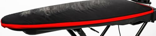 EUROFLEX Housse molletonnée noire et rouge pour table EUROFLEX VAPORISANTE IB 35-40