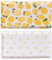 Lot de 4 assiettes rectangulaires en porcelaine 31,6 x 16,8 cm, citrons, Fruit Life