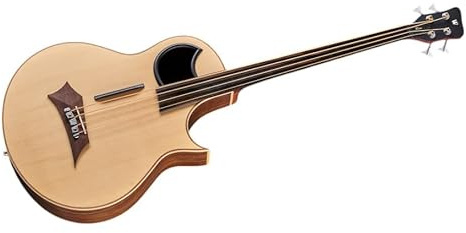 Warwick Alien, 4-String, Fretless Bass Natural Transparent Satin