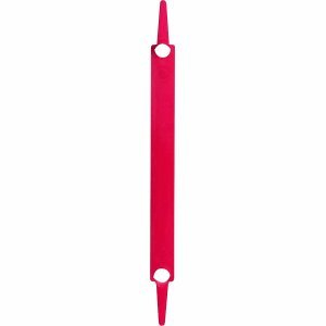 Laurel Heftstreifen 80mm Kunststoff VE=100 Stück rot
