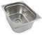 Edelstahl Spülbecken Camping Spüle Waschbecken Imbisswagen Marktstand + Ablauf 1 1/2 325x265x150mm (ad-ideen)