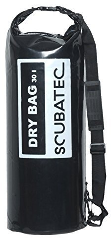 Scubatec Dry Bag wasserdichter Packbeutel, 65l, schwarz