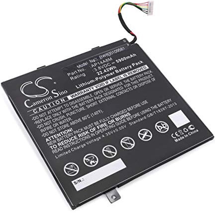 vhbw Batterie Compatible avec Acer Iconia Tab 10 A3-A20 Ordinateur Portable (5900mAh, 3,8V, Li-polymère)