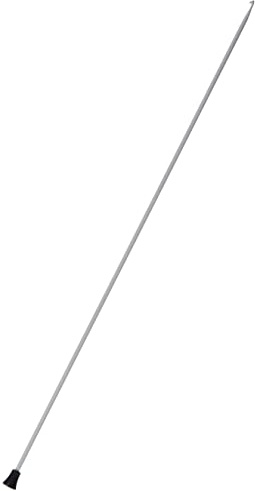 KnitPro KP30821 2.5 mm Aluminium Tricot/ Afghan Crochet Hook, Grey