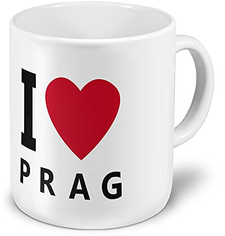 digital print XXL Jumbo-Städtetasse Prag - XXL Jumbotasse mit Design I Love Prag - Städte-Tasse, Städte-Krug, Becher, Mug