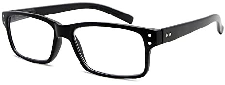 Eyekepper Spring Hinges Vintage Reading Glasses Men Readers Black