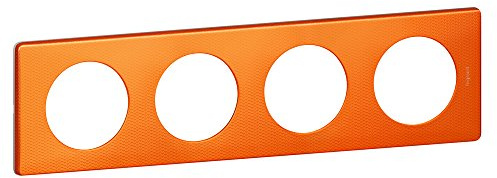 Legrand céliane Lichtregler LEG68764 Platte 4-snake, Metall, orange