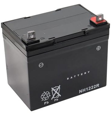 SECURA Batterie 12V 22Ah (+ pôle droite) compatible avec Einhell TMH1250 Tracteur de pelouse