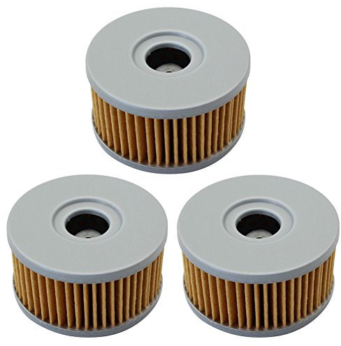 cyleto Ölfilter für DR350 1990-2000/DR350 Off Road 1990-1998 (Pack von 3)