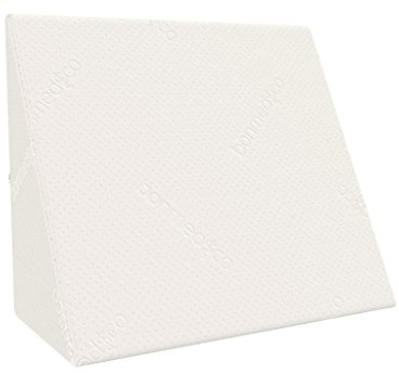 Bonmedico Cuña Antireflujo Adulto - Almohada de Cuña Ortopedica de Espuma Viscoelástica - Soporte para Espalda y Cuello - para Dormir en la Cama o Sofa