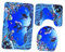 OUNONA 3-teiliges Badvorleger-Set, rutschfest, Badteppich, WC-Deckelbezug, weicher WC-Vorleger