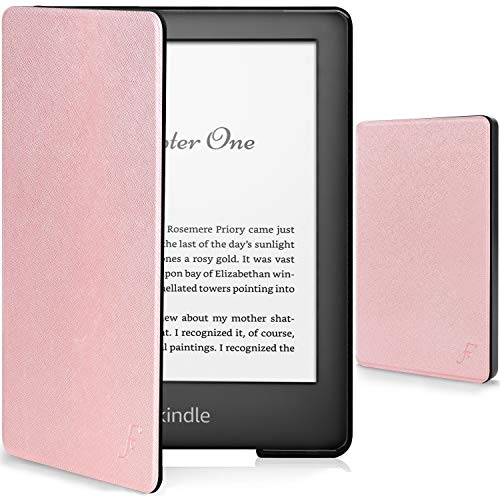 Forefront Cases Custodia per Amazon Kindle 6 (10a Generazione - 2019) - Protettiva Magnetica Custodia per Kindle 6 - Smart Auto Sveglia Sonno Funzione - Sottile, Leggero Cover - Oro Rosa