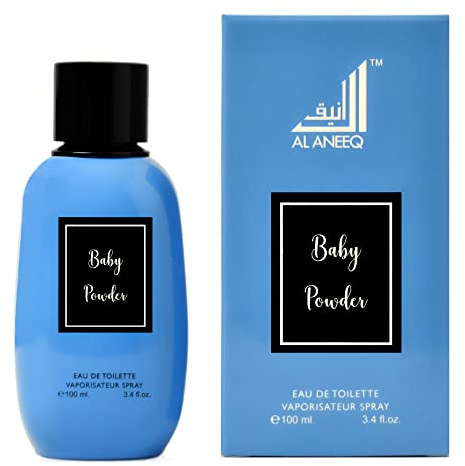AL ANEEQ Parfum en poudre pour bébé pour femme | Eau de toilette en flacon vaporisateur pour bébé 100 ml