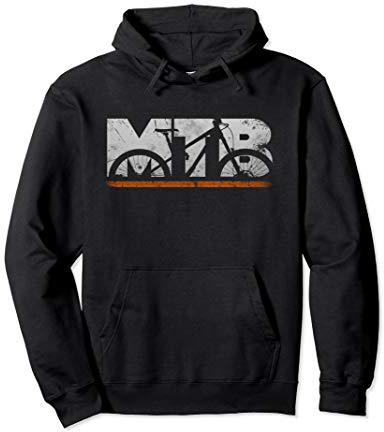 Cooles MTB Mountainbike Geschenk Herren Vintage Retro Pullover Hoodie