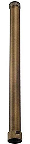 Weirun Antique Brass 30cm G3/4 Shower Faucet Extension Tube Bar for Shower Head Slide Bar