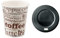 TELEVASO - 300 uds - Vaso de cartón para café Vending + Tapa Traveler - Capacidad de 237 ml (8 oz) - Ideal para Bebidas Calientes como café, té, Leche, infusiones
