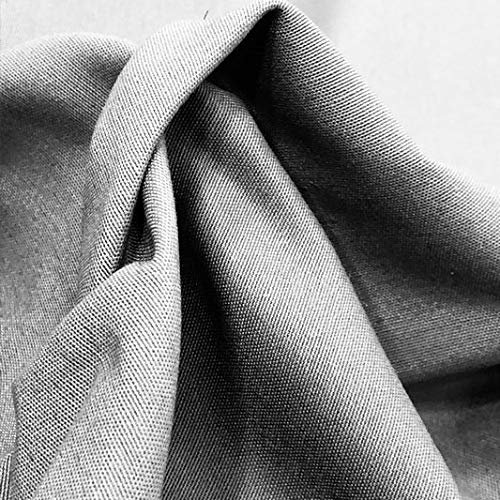 LAS TELAS ... Loneta Lisa por Metros Tintada Dos Caras. Ancho de 2,80 Mtrs. 1 Mtr. (Loneta Lisa Gris Suave. Ref. Color NCS S 1502B)