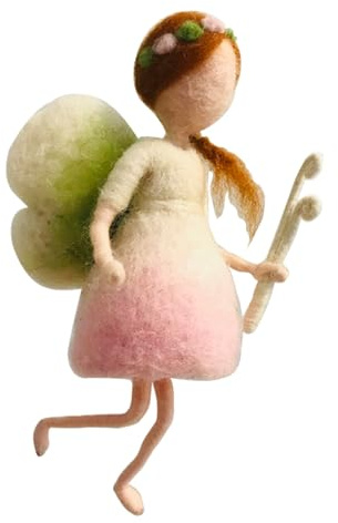 Feltsky Feennadelfilz-Set für Anfänger, inklusive allem, Bastelset für Anfänger, 15 cm Höhe, Rosa
