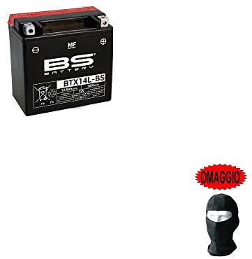 COMPATIBLE AVEC HARLEY DAVIDSON XR X 1200 2010-2012 BATTERIE PRÊT À UTILISATION BS BTX14L-BS SLA CHARGEÉE BATTERIE 12 Ah AMPERE 12 VOLT 150X87X145MM