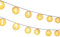 LQWELL® Solar Lichterkette Lampions Aussen, Solar Laternen 8M 30LED 2 Modi, Wasserdicht Solar Hängelampe Gartendeko Warmweiß für Balkon, Hochzeit, Hof, Party, Weihnachten Deko (2er)