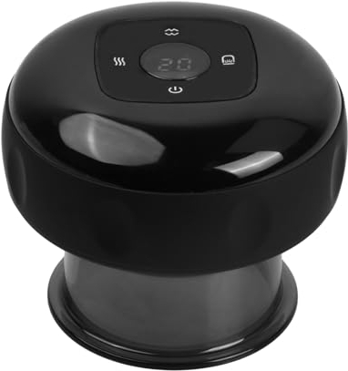Jinlaili Schröpfgerät Elektrisch Infrarot, 12 Gängen Smart Cupper Guasha Vakuum Massagegerät Rücken mit Rotlicht, Elektronische Schröpftherapie, Rücken Massagegerät für Schmerzlinderung