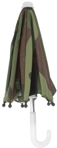 BESPORTBLE 1juego Sombrilla Miniatura Para Teléfono Fijador Protección Uv Paraguas De Ciclismo y Motocicleta Para Actividades Al Aire