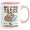 Anti-Stress Tasse für Lehrerinnen Geschenk Beste Lehrerin Kaffee-Becher (Rosa)