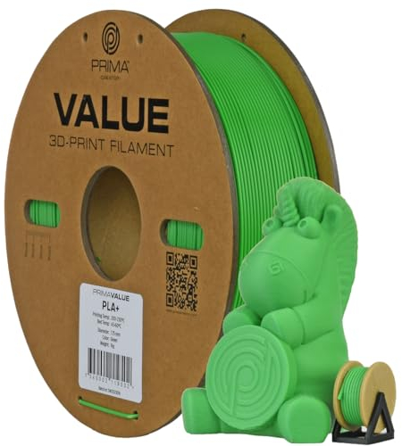 PrimaValue PLA+ - Green - 2.85mm - 1kg