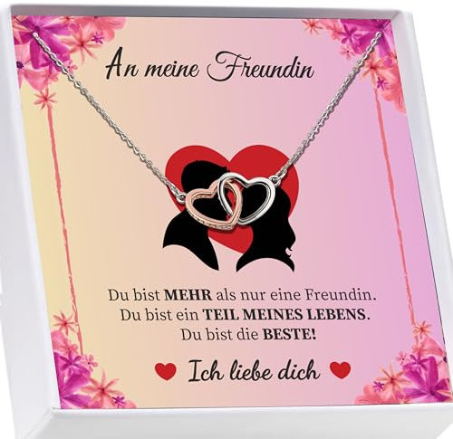 AMEEDA geschenke für freundin zum geburtstag Kette I geschenk freundin geburtstag I kleinigkeit I An meine Freundin