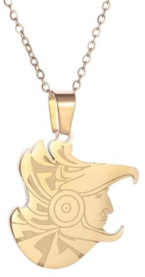 GZHENGZG Herren Halsketten und Damenschmuck Retro ClassicSun God Anhänger Halskette für Männer und Frauen Apollo AmulettModeschmuck Geschenk Mythos Geschenk