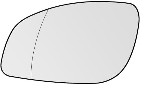 SENZEAL Cristal de Retrovisor Calefactable Izquierda para Opel Vectra C/SIGNUM 2002-2008 Cristal de Espejo Reemplazar 1428701 24438120 (Izquierda)