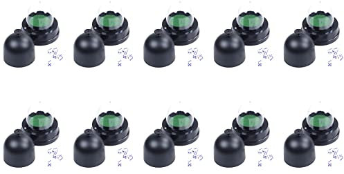 SICOSALT 10X Automatic Dice Roller Cup Batteriebetriebenes Pub Bar Partei Spiel mit 5 WÜRfeln Schwarz
