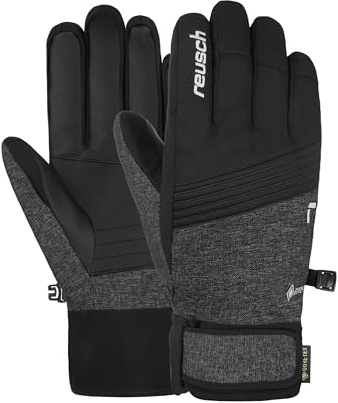 Reusch Gore-TEX Skihandschuhe für Herren & Damen | warm & wasserdicht | winddicht & atmungsaktiv, Softshell-Winterhandschuhe für Ski, Outdoor & Piste, Größe 6,5-11, Fergus GORE-TEX