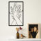 Minimalistische Blumen und Hand Linie Metall Wanddekor,Paar hält Hand Abstrakte Liebe Malerei,Wand Kunst Skulptur Zeichen,Schlafzimmer Bad Wohnzimmer Startseite Wandbehang Kunst