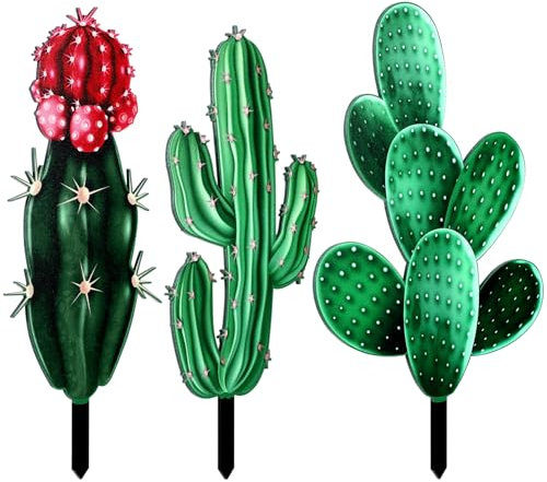 BESPORTBLE De Cactus Simulación para Jardín Letrero Decorativo Decoración Exterior Resistente
