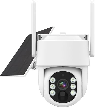 SECUEYE 4G Cellular Security Camera Solar-Powered 4MP Wireless Outdoor Pan/Tilt/ Zoom Built-in 7800mAh Battery PIR Human Detection Color Night Vision TF Storage (L2-4G)