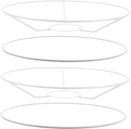 BESTOYARD 2ensembles Cadres Abat-jour Fer Anneaux De Support Pour Abat-jour Diy De Rechange Pour Lampes De Table Et Plafonniers