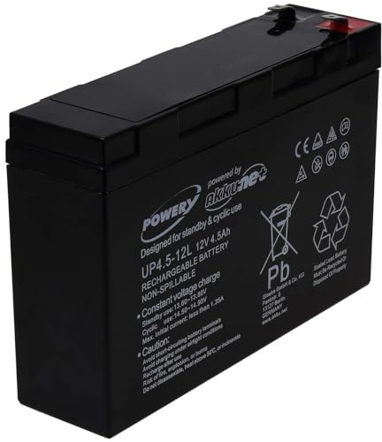akku-net Bleiakku FP1245B kompatibel mit Panasonic UP-VW1220P1, 12V, Lead-Acid