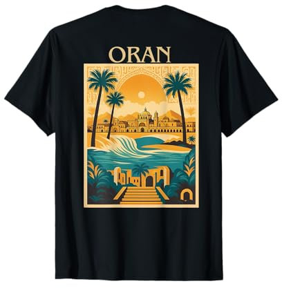 Algerie Oran DZ (imprimé au dos) T-Shirt